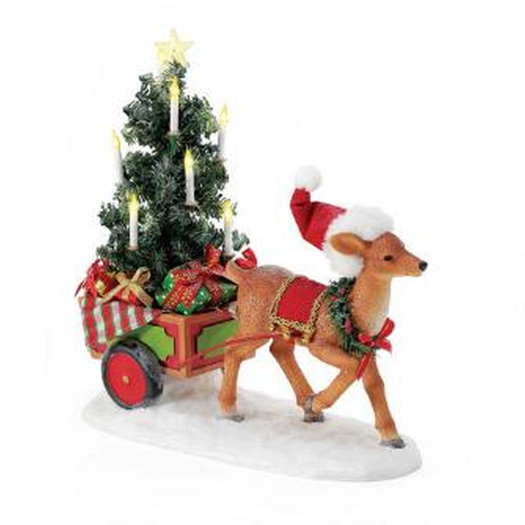 Enesco Cross Products For Pd Deer with Cart Figurine