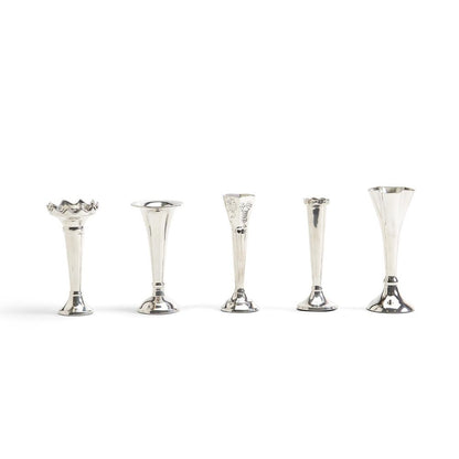 Two's Company Set of 5 Single Stem Vases