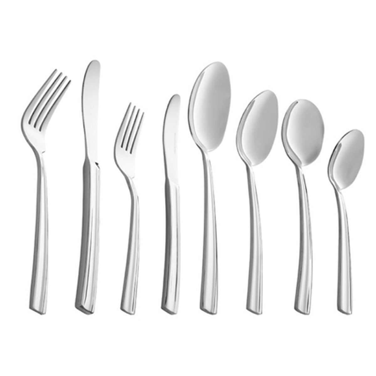 Belleek Occasions 72-Piece Cutlery Set, Silver, Stainless Steel