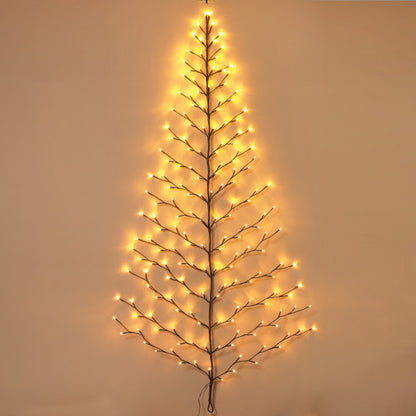 Gerson Company Tree-Shaped Wall Hanging With Led Lights And Pliable Branches