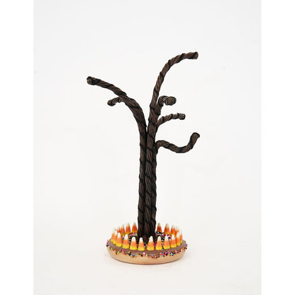 Katherine's Collection 2022 Licorice Tree Figurine, 21" Black Polyester