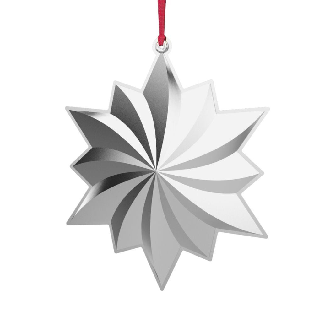 Mikasa 2023 Silver-Plated Star Ornament - 2nd Edition