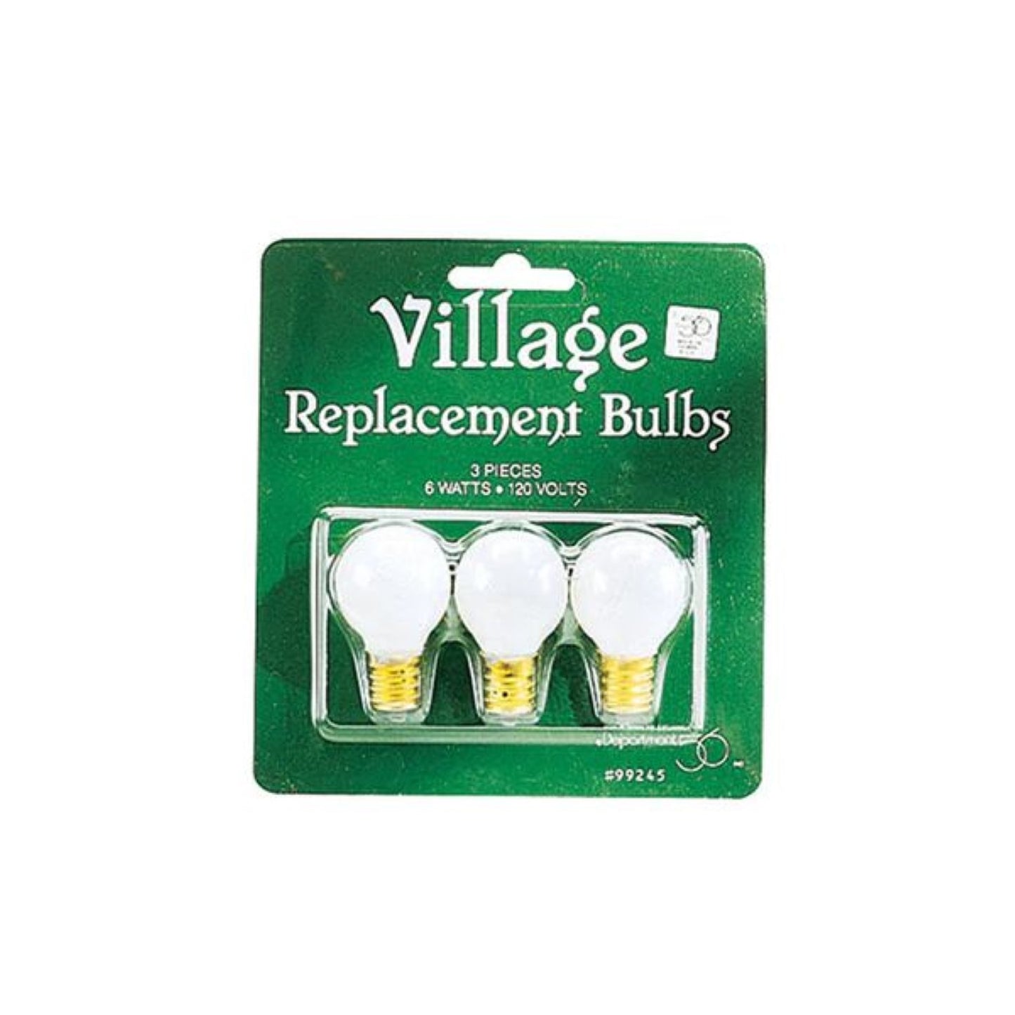 Dept56 Replacement Round Lite Bulb 2"