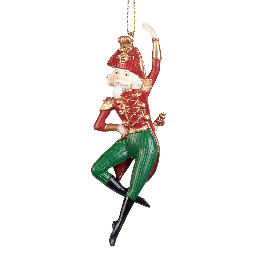 Goodwill Dancing Nutcracker Ornament Red/Green 13.5Cm