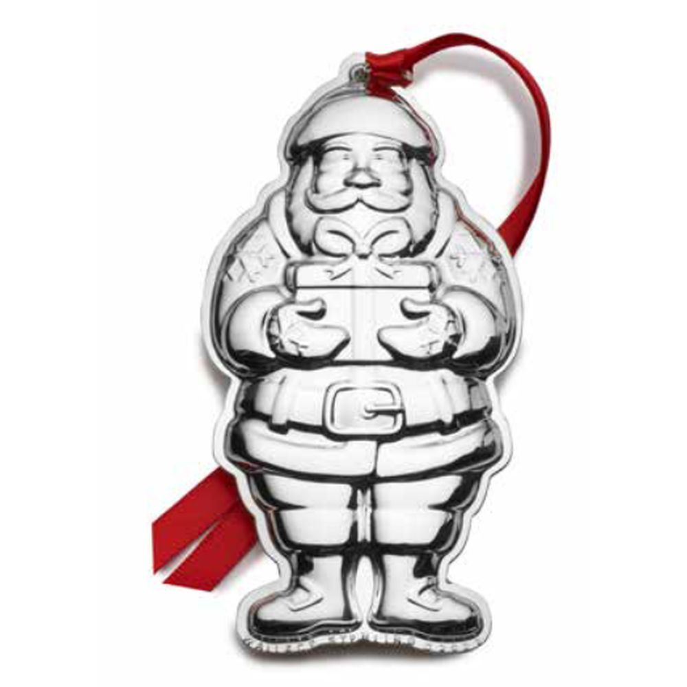 Lifetime Brands Wallace Sterling Santa Ornament - 6th Edition