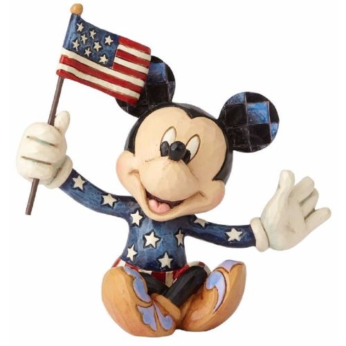 Enesco Disney Traditions Mini Patriotic Mickey Figurine 4"