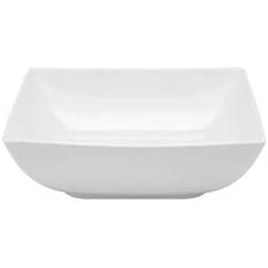 Vista Alegre Carre White Soup Plate, Porcelain, 8"