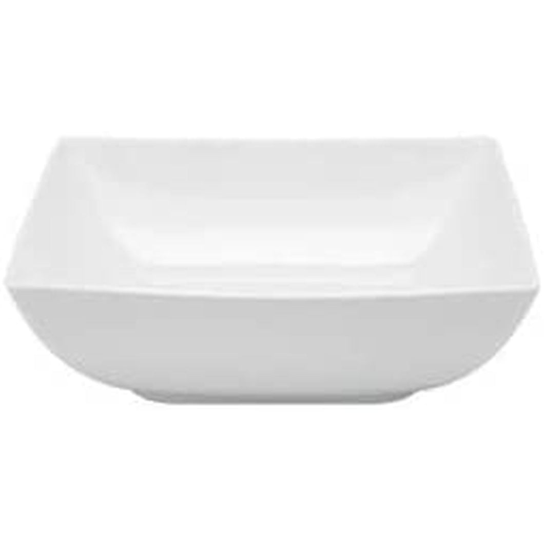 Vista Alegre Carre White Soup Plate, Porcelain, 8