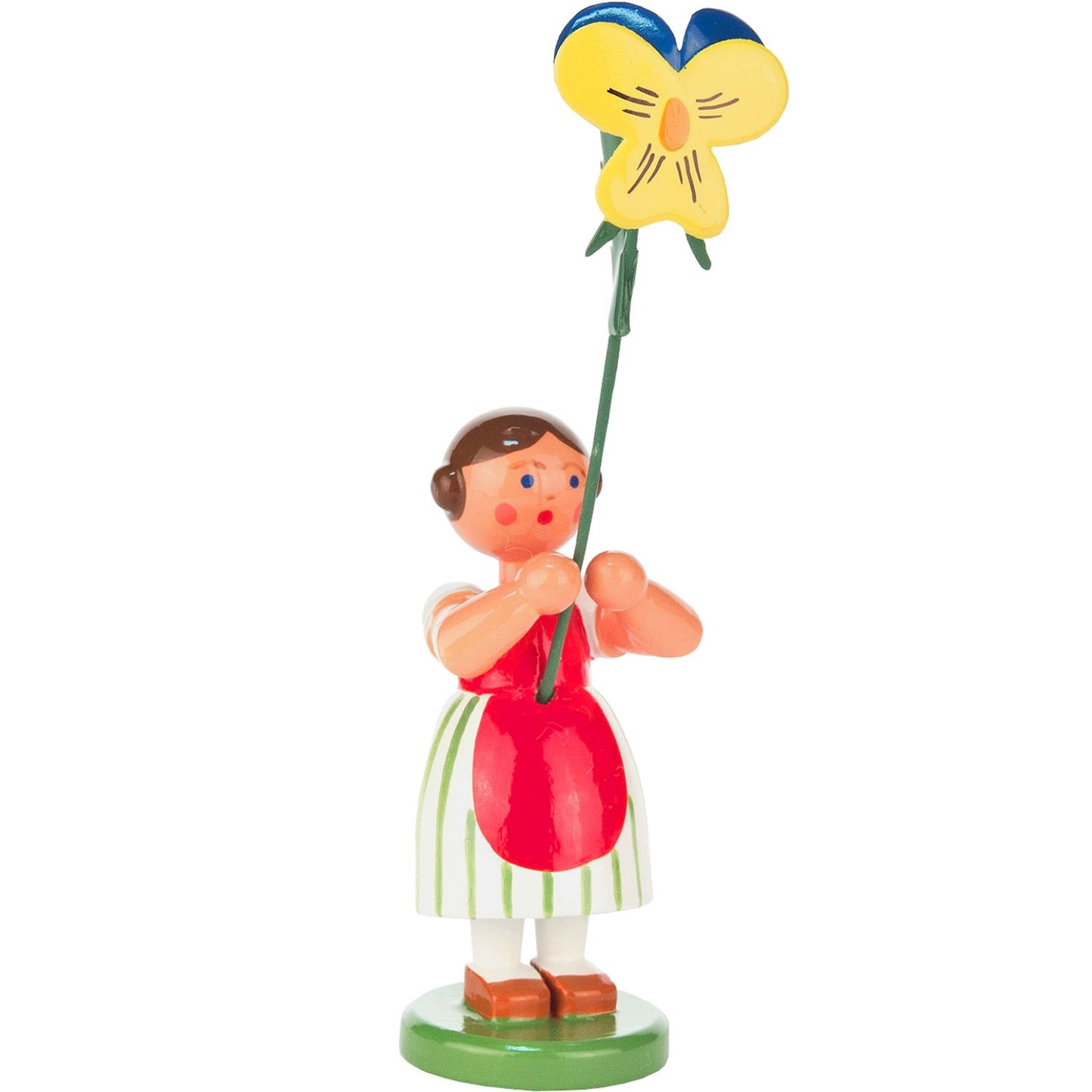 Alexander Taron Dregeno Easter Figurine - Flower Girl Pansy