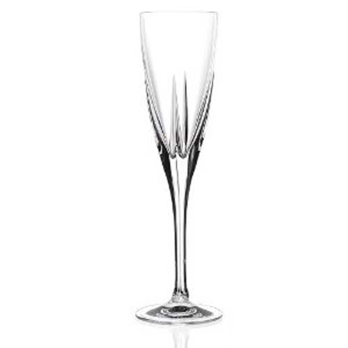 Rcr Fusion Crystal Champagne Glass Set Of 6, Crystal