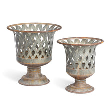 Load image into Gallery viewer, Park Hill Collection Woven Metal Classic Urn, Set Of 2
