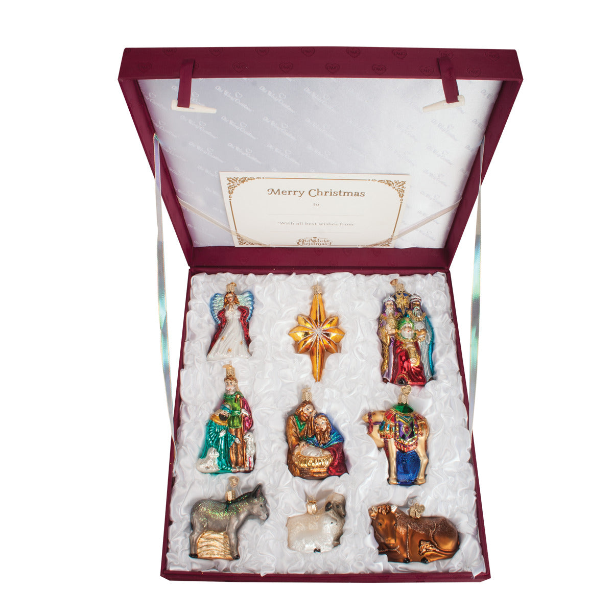 Old World Christmas 9 Assorted Nativity Collection Ornament