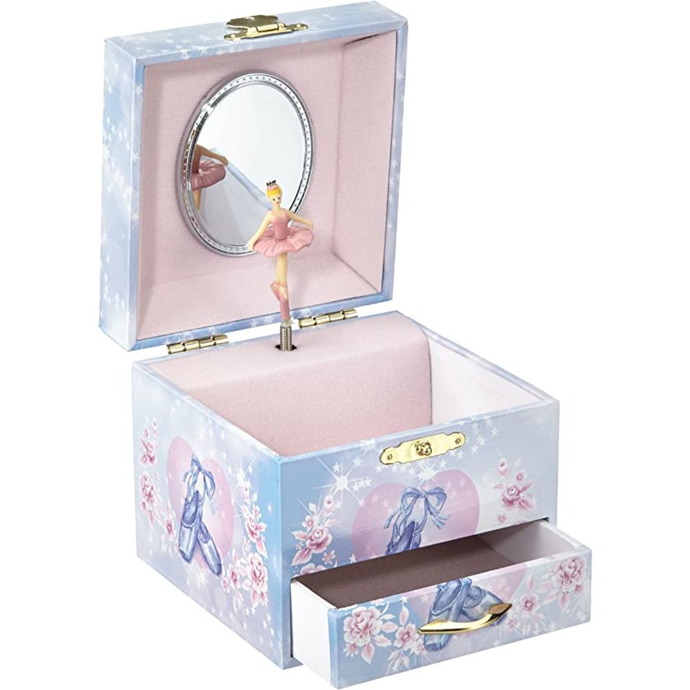 Musicbox Kingdom 4.1" Jewelry Box Ballerina With Drawer