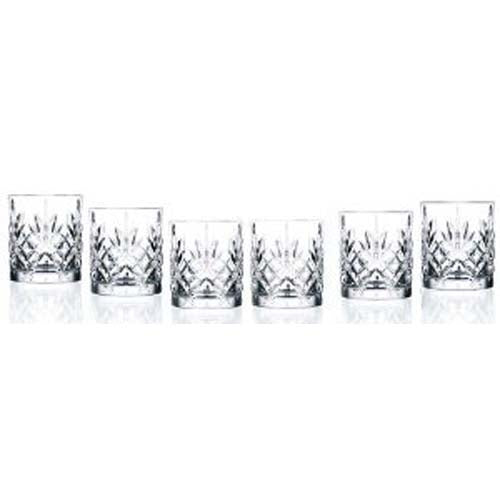 Rcr Crystal Double Old Fashioned Glass Set Of 6, Clear, Crystal