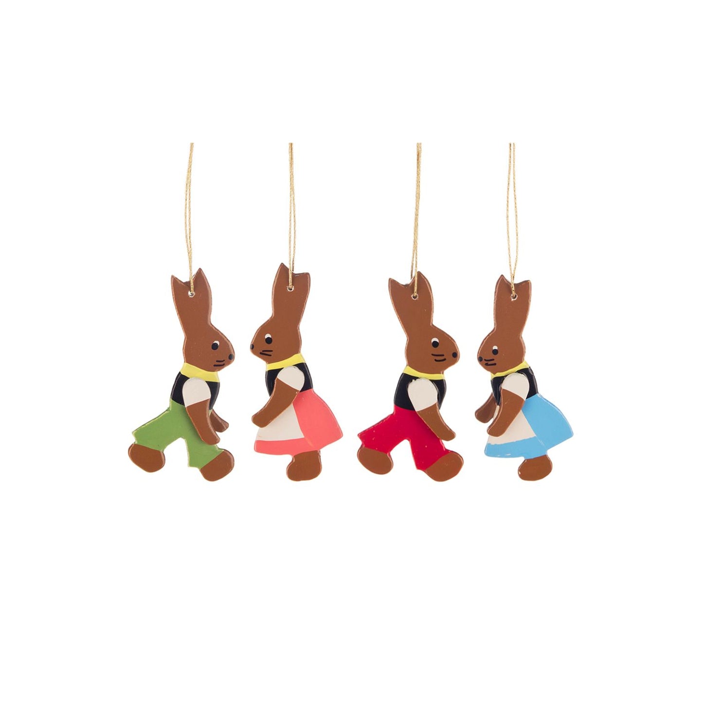 Alexander Taron Dregeno Easter Ornament - Rabbits Set Of 4
