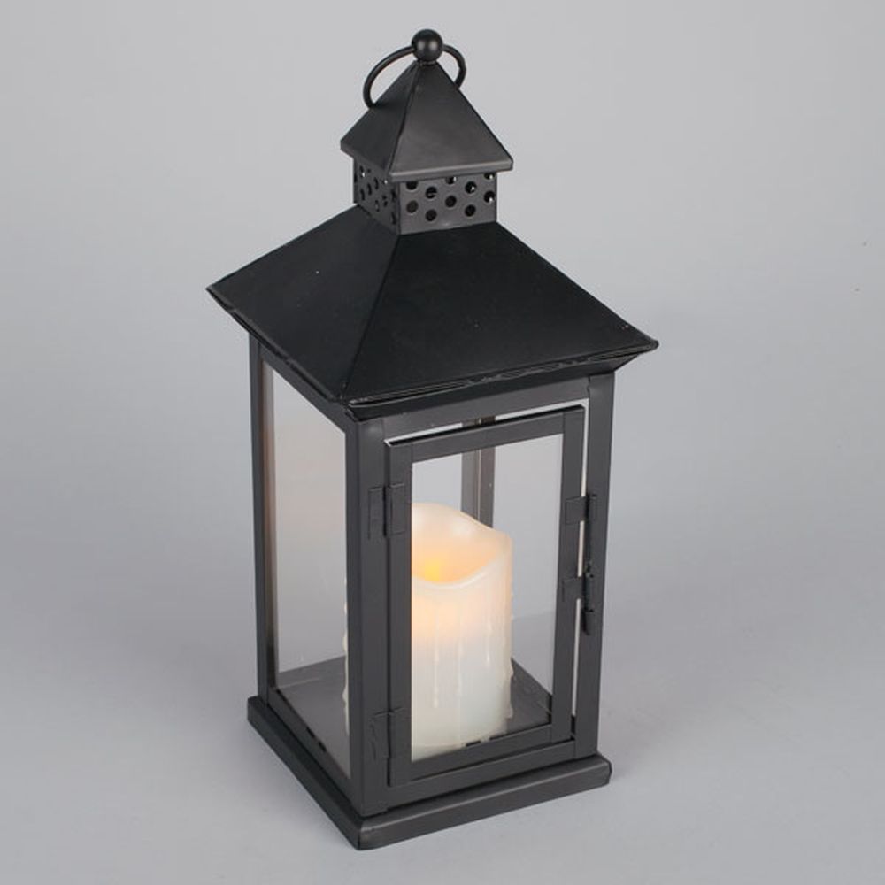 Gerson Companies 15 Inches Metal LED Outdoor Lantern