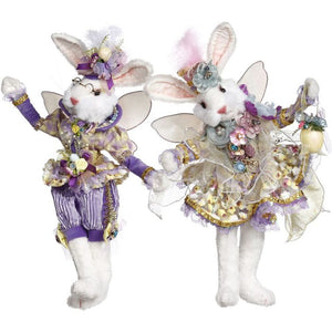 Mark Roberts Spring 2023 Mr. & Mrs. Festive Rabbit Fairy Medium 17", Asst. of 2