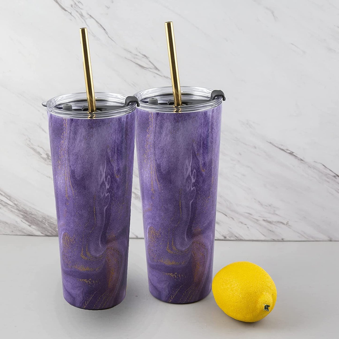 Cambridge 2 Pack/24 Ounce With Straw Geode Tumbler