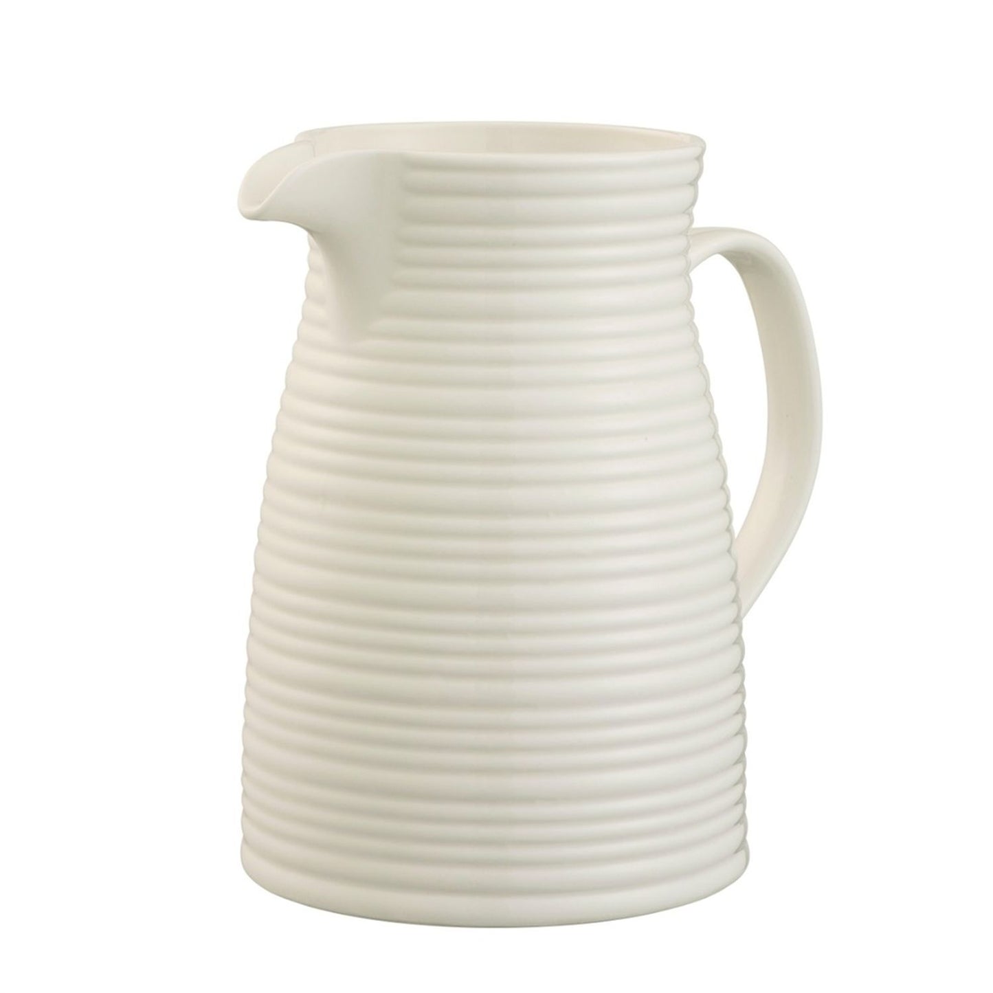 Belleek Ripple Jug Ceramic
