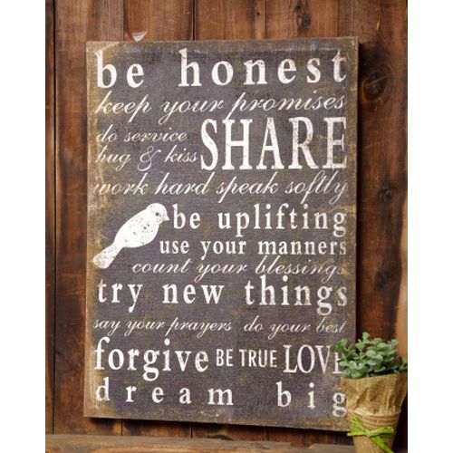 Your Heart's Delight Wall Decor - Be Honest