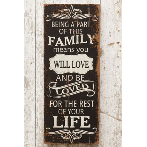 Your Heart's Delight Box Sign - Being A Part Of This Family
