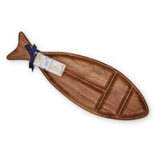 Load image into Gallery viewer, Two&#39;s Company Fish Charcuterie Board With 20 Assorted Sea Shell Picks