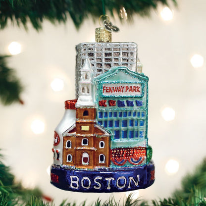 Old World Christmas Boston City Ornament