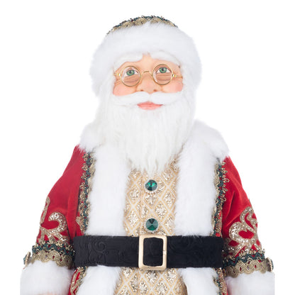 Katherine's Collection 2023 Christmas In The City 24" Saint Nicholas North Doll Red