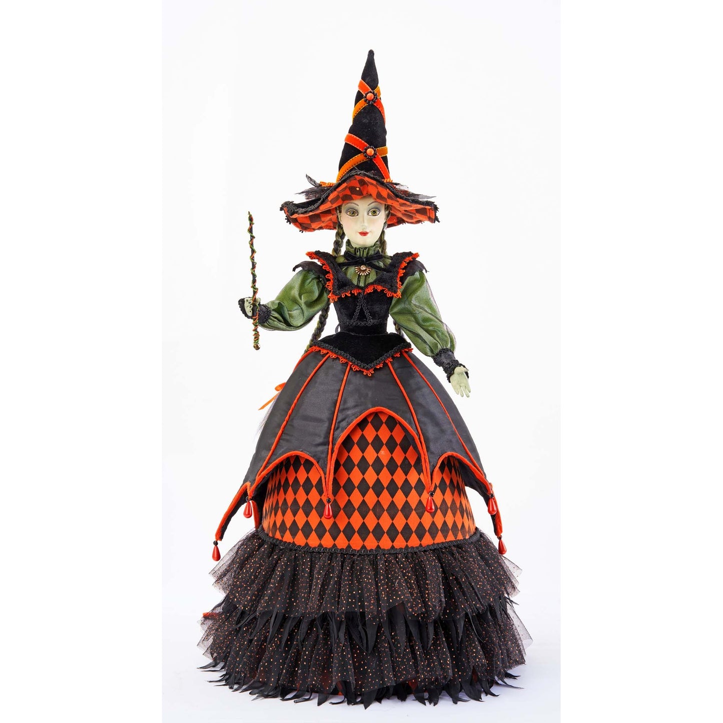 Katherine's Collection 2021 Bewitching Bash Lucinda Jinx Cone Doll, 24 Inches Polyester