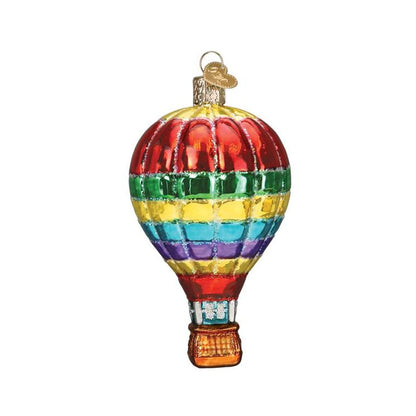 Old World Christmas Vibrant Hot Air Balloon Ornament