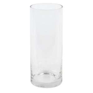 Vickerman 10" Clear Cylinder Glass Container. Includes Two Pieces Per Set