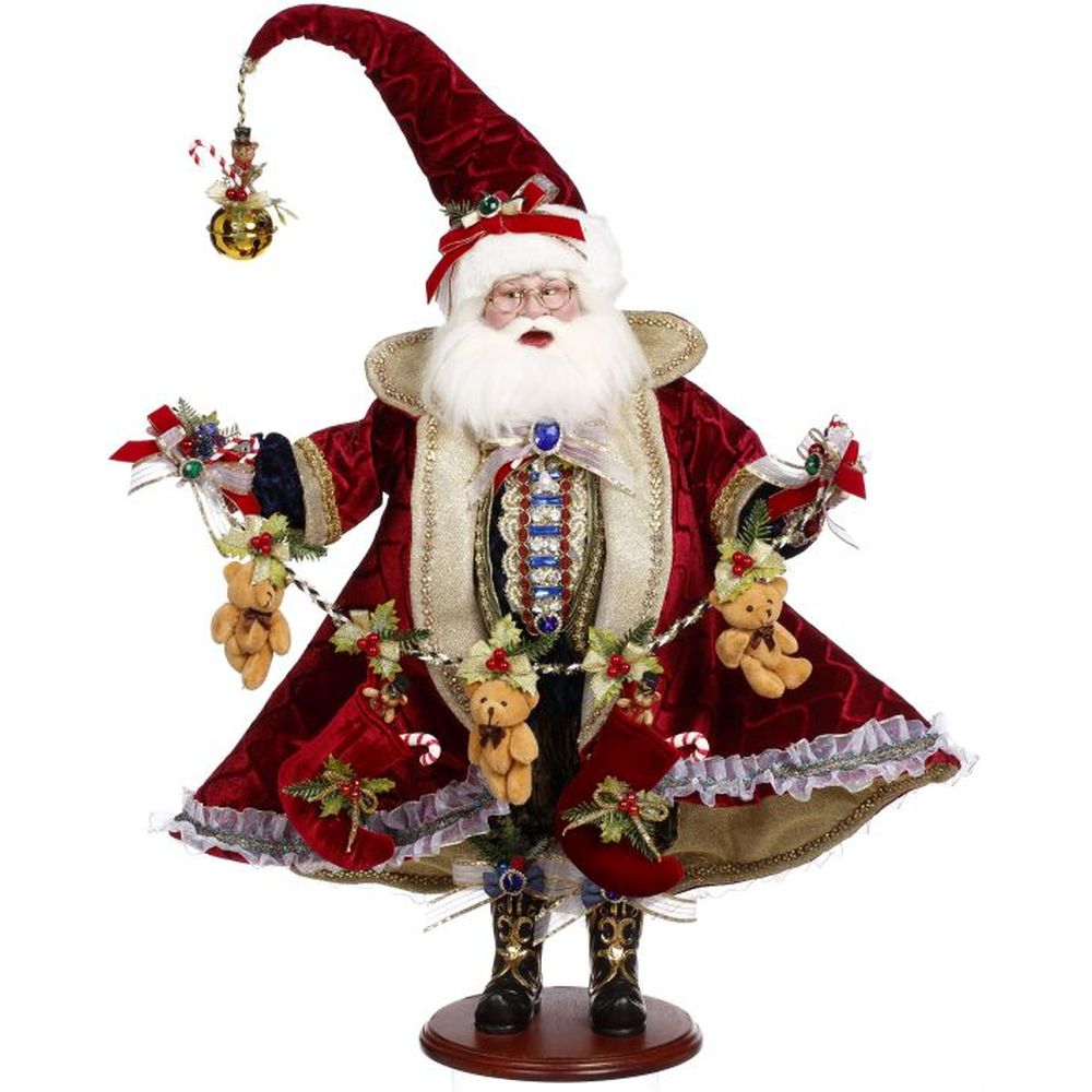 Mark Roberts Christmas 2023 Joy Of Christmas Santa Figurine - 24.5 Inches