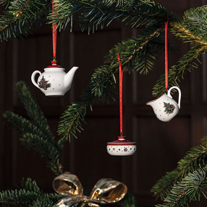 Villeroy & Boch Toy's Delight Decoration Coffee Set Ornaments, 3 Pieces