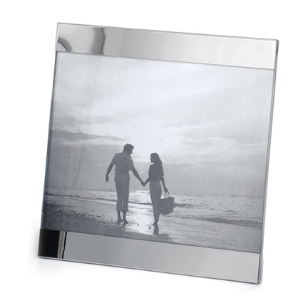 Torre & Tagus Duo Band Picture Frame 8"X10", Silver, Iron