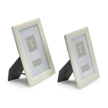 Load image into Gallery viewer, Two&#39;s Company Sleek Chic Set Of 2 White Photo Frames Includes 2 Sizes