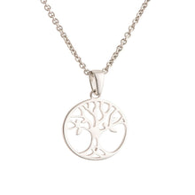 Load image into Gallery viewer, Galway Tree Of Life Sterling Silver Pendant - Small, 1.09 Gms - Rhodium Plated