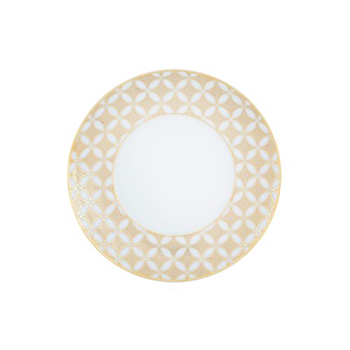 Vista Alegre Gold Exotic Bread And Butter Plate, Set of 4, Porcelain, 7