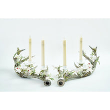 Load image into Gallery viewer, Katherine&#39;s Collection 2022 Mistletoe Magic Antler Candleholder, Set of 2