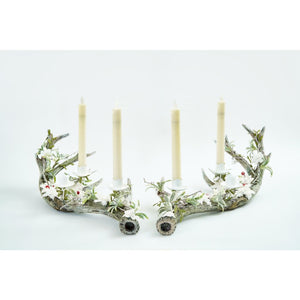 Katherine's Collection 2022 Mistletoe Magic Antler Candleholder, Set of 2