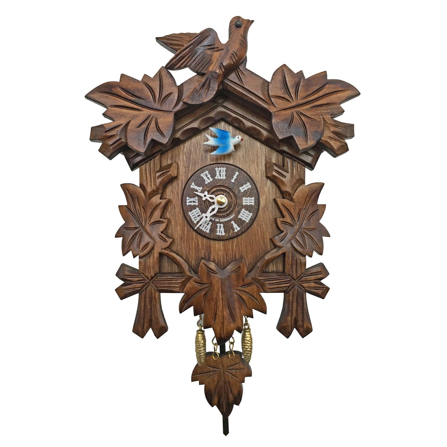 Alexander Taron Engstler Clock Mini Size Carved With Flowers
