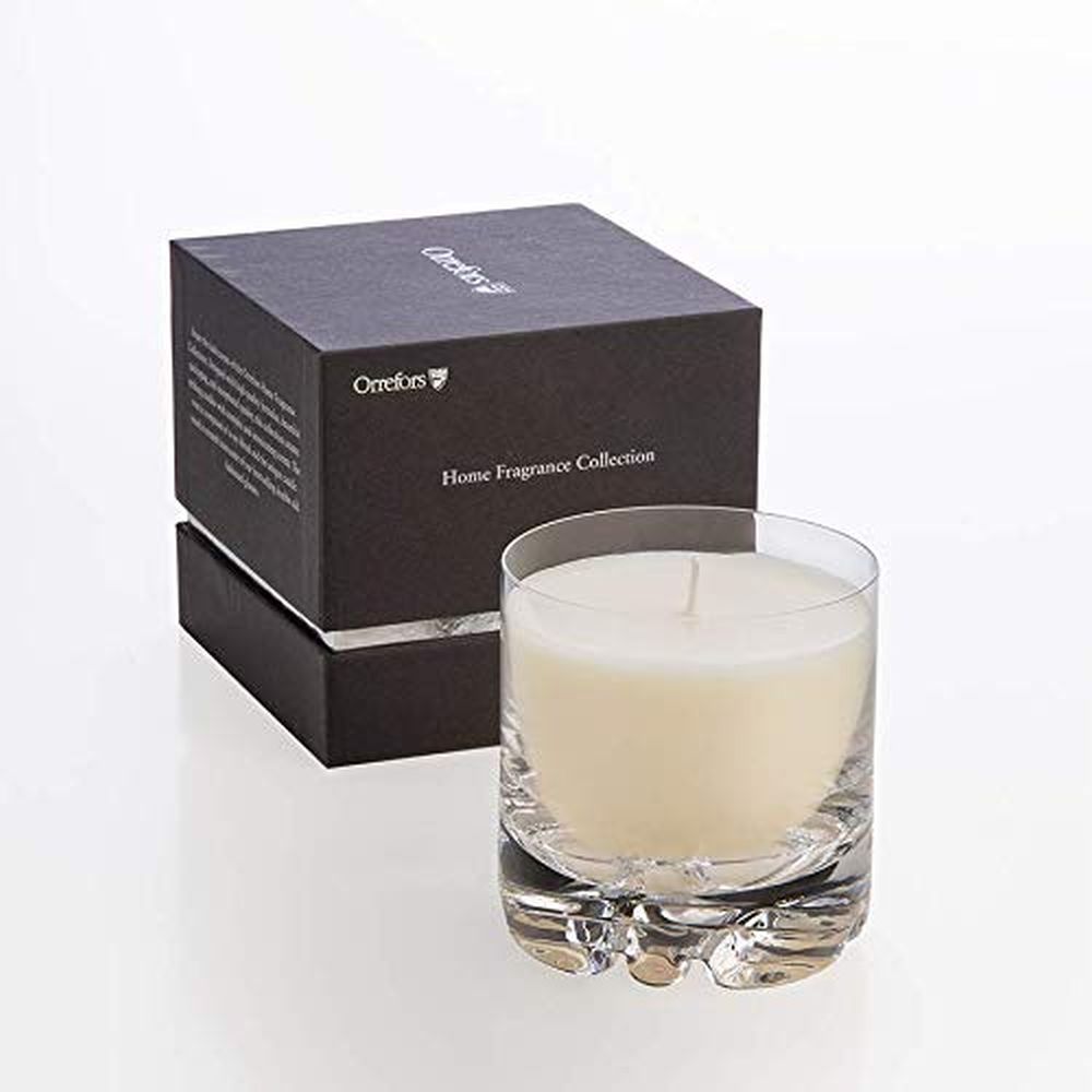 Orrefors Home Fragrance Collection Erik Candle, Glass, Clear