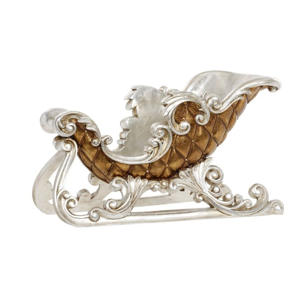 Mark Roberts Christmas 2019 Copper Gilded Sleigh, 19 x 11 inches