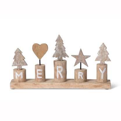 Park Hill Collection Cabin Cozy Merry Mantel Piece