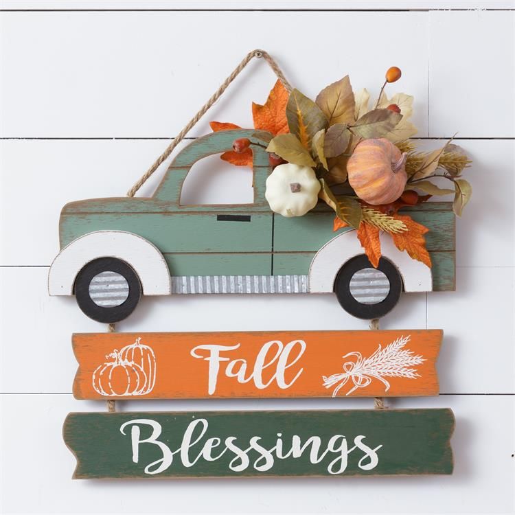 Your Heart's Delight Sign - Fall Blessings, Wood