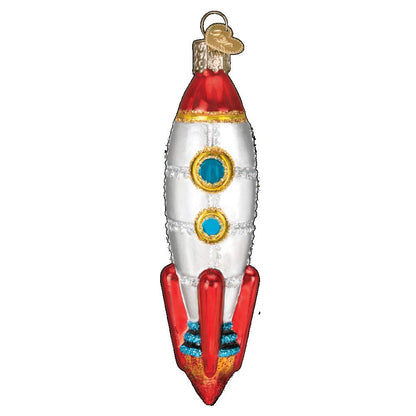 Old World Christmas Toy Rocket Ship Ornament