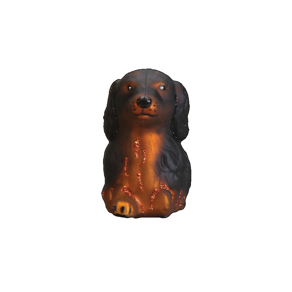 Old World Christmas Long-Haired Dachshund Dog Ornament
