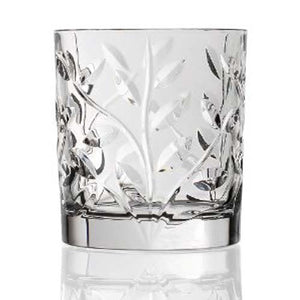 Rcr Laurus Crystal Double Old Fashioned Set Of 6, Clear, Crystal