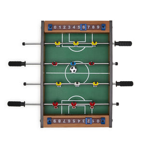 Two's Company Back Of The Net Miniature Soccer Foosball Game Set.