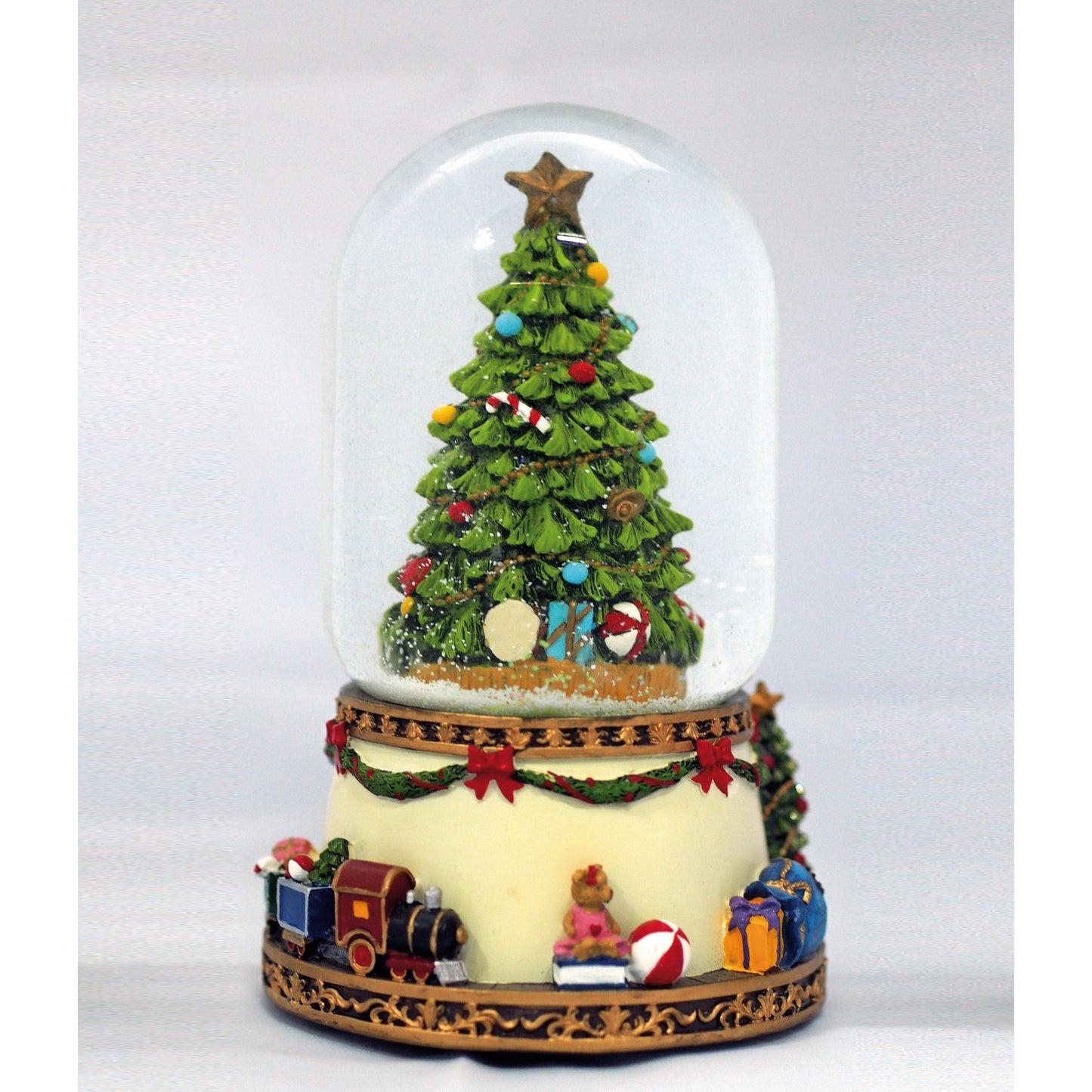 Musicbox Kingdom 4.7" Snow Dome Christmas Tree
