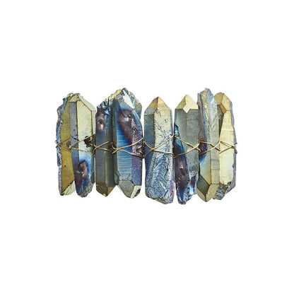 Kim Seybert Radiant Napkin Ring in Midnight, Set of 4, Crystal/Glass